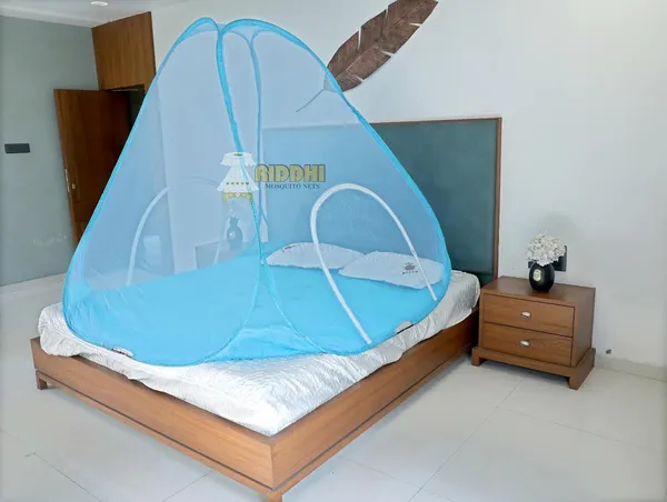 Mesh_Pop_Up_Double_Bed_Mosquito_Net_Blue