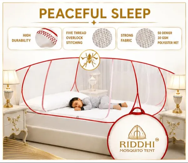 Portable_Foldable_Mosquito_Net_Tent_For_Double_Bed_Pop_Up_Mosquito_Protection_Net_With_Zipper_Door_6_Ft_X_6_Ft