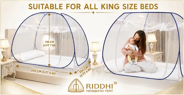 Foldable_Pop_Up_Mosquito_Net_For_Double_Bed_Portable_Breathable_Mesh_Tent_With_Dual_Zipper_Entry_Net_For_Home_Travel_Dark_Blue