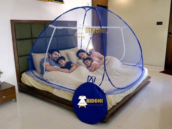 Foldable_Pop_Up_Mosquito_Net_For_Double_Bed_Portable_Breathable_Mesh_Tent_With_Dual_Zipper_Entry_Net_For_Home_Travel_Dark_Blue