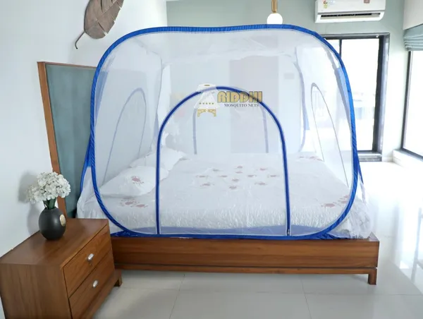 Mesh_Pop_Up_Double_Bed_Mosquito_Net_Blue