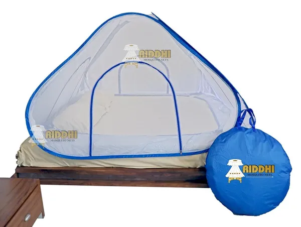 Mesh_Pyramid_Pop_Up_Double_Bed_Mosquito_Net_Light_Blue