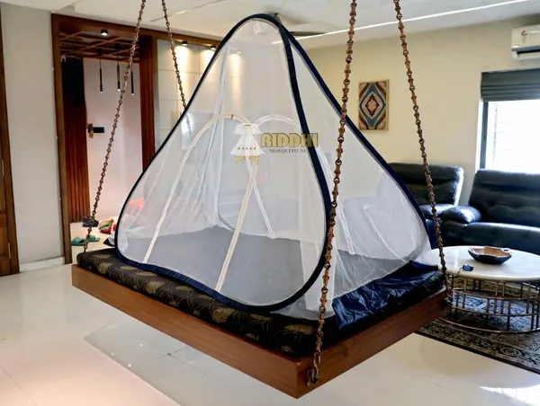 Mesh_Pop_Up_Double_Bed_Mosquito_Net_Royal_Blue
