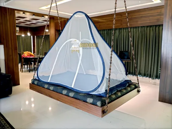 Mesh_Pop_Up_Double_Bed_Mosquito_Net_Royal_Blue