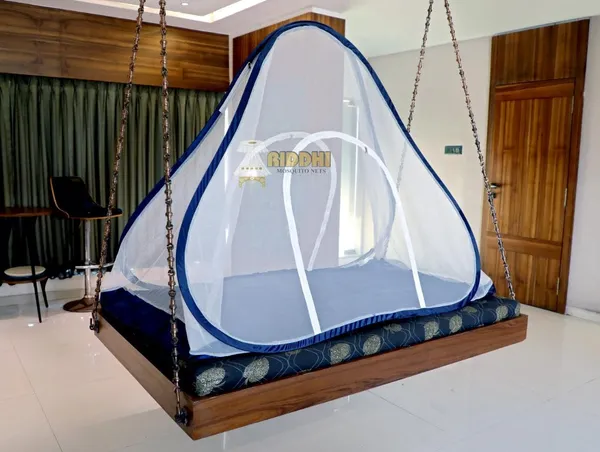 Mesh_Pop_Up_Double_Bed_Mosquito_Net_Royal_Blue