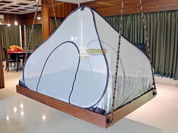 Mesh_Pop_Up_Double_Bed_Mosquito_Net_Black