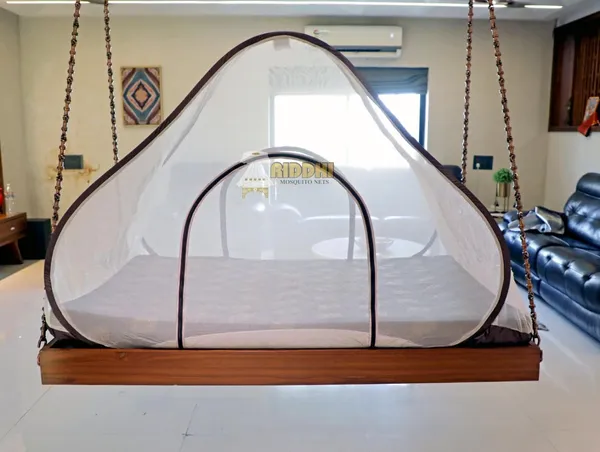 Mesh_Pop_Up_Double_Bed_Mosquito_Net_Black