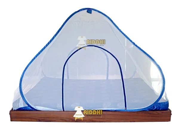 Mesh_Pop_Up_Double_Bed_Mosquito_Net_Blue