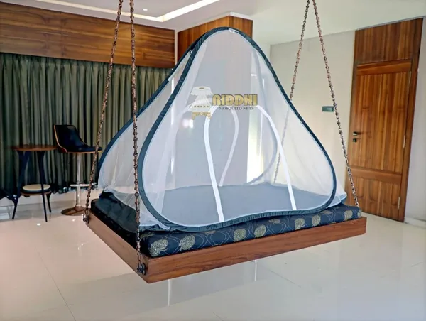 Mesh_Pop_Up_Double_Bed_Mosquito_Net_Grey