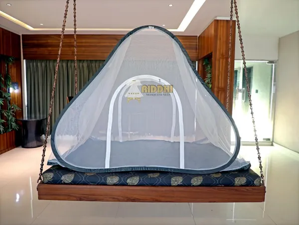 Mesh_Pop_Up_Double_Bed_Mosquito_Net_Grey