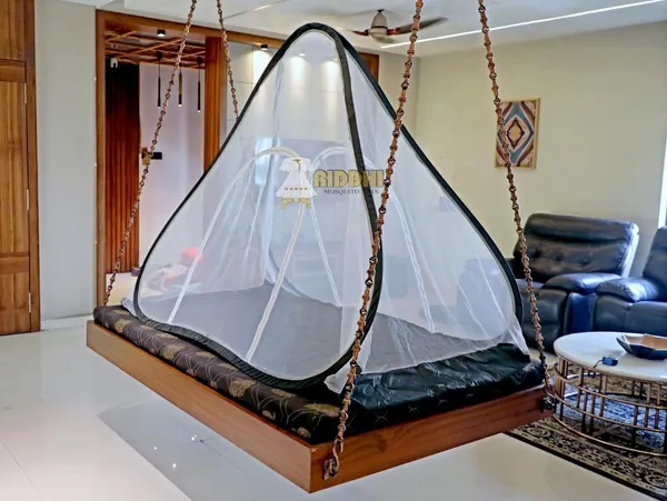 Mesh_Pop_Up_Double_Bed_Mosquito_Net_Grey