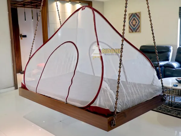 Mesh_Pop_Up_Double_Bed_Mosquito_Net_Pink