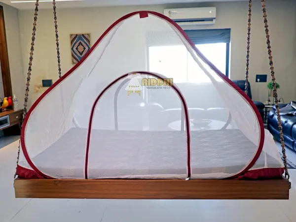 Mesh_Pop_Up_Double_Bed_Mosquito_Net_Pink