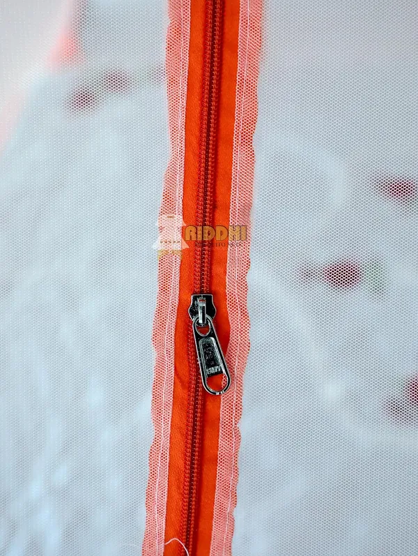 Mesh_Pop_Up_Double_Bed_Mosquito_Net_Orange