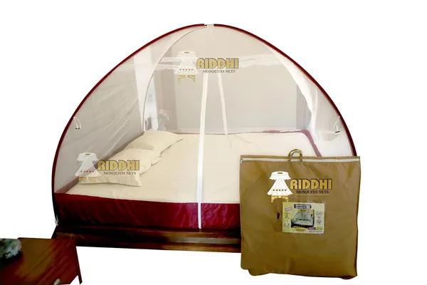 Mesh_Pop_Up_Double_Bed_Mosquito_Net_Wine