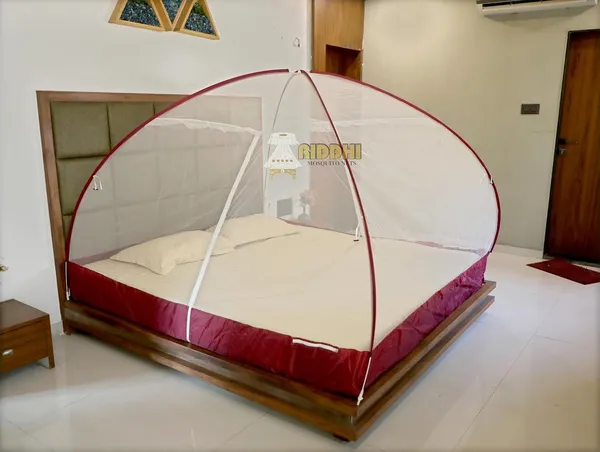 Mesh_Pop_Up_Double_Bed_Mosquito_Net_Wine
