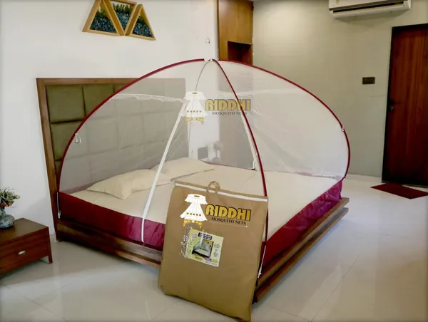 Mesh_Pop_Up_Double_Bed_Mosquito_Net_Wine