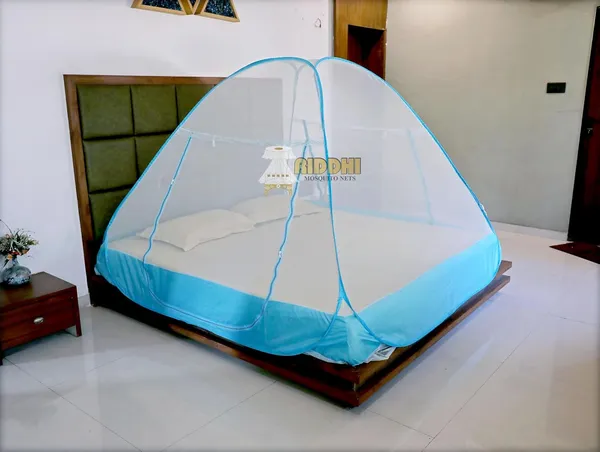 Mesh_Pop_Up_Double_Bed_Mosquito_Net_Light_Blue
