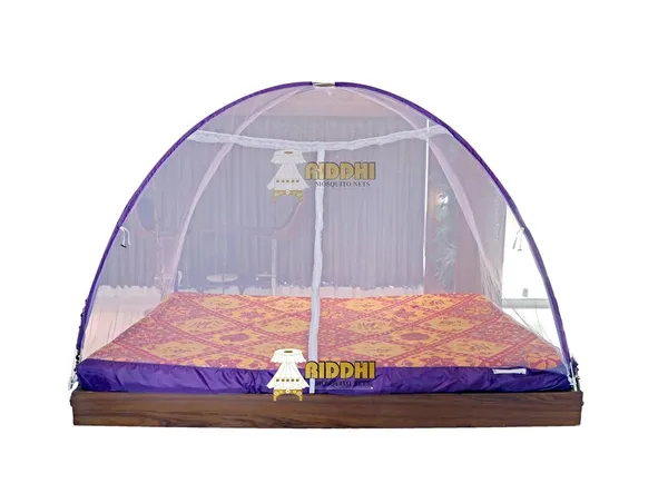 Mesh_Pop_Up_Single_Bed_Mosquito_Net_Purple