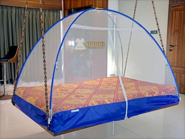 Mesh_Pop_Up_Single_Bed_Mosquito_Net_Royal_Blue