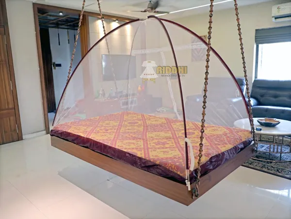 Mesh_Pop_Up_Single_Bed_Mosquito_Net_Wine