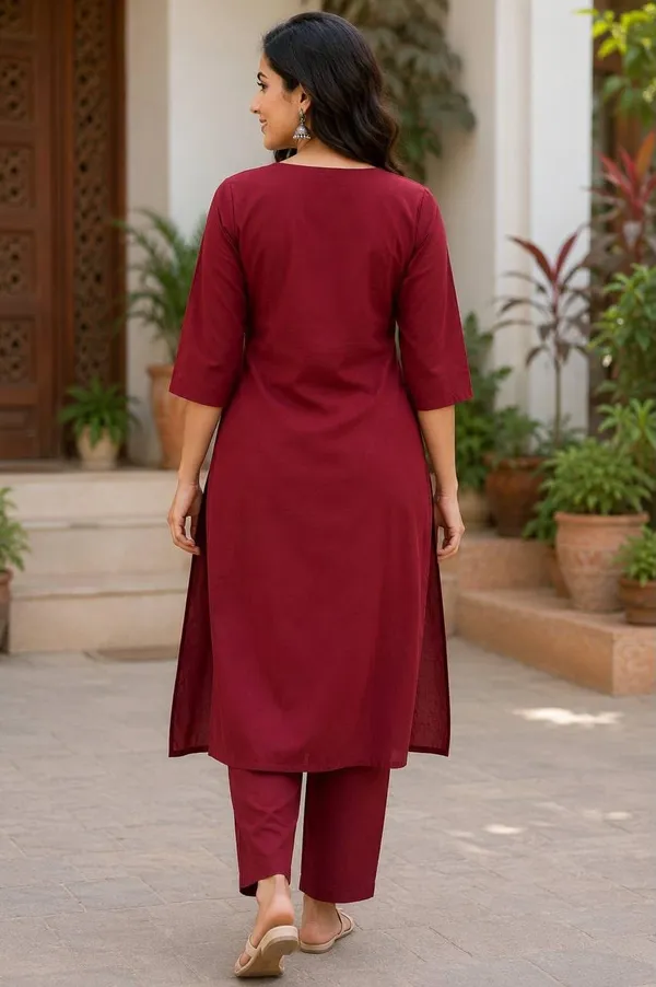 Jd_Enterprise_Women_S_Slub_Cotton_Rayon_Cotton_Embroidered_Kurti_With_Elegant_Mirror_Work_Stylish_Pocket_Design_Straight_Fit_Pant_Palazzo_Set
