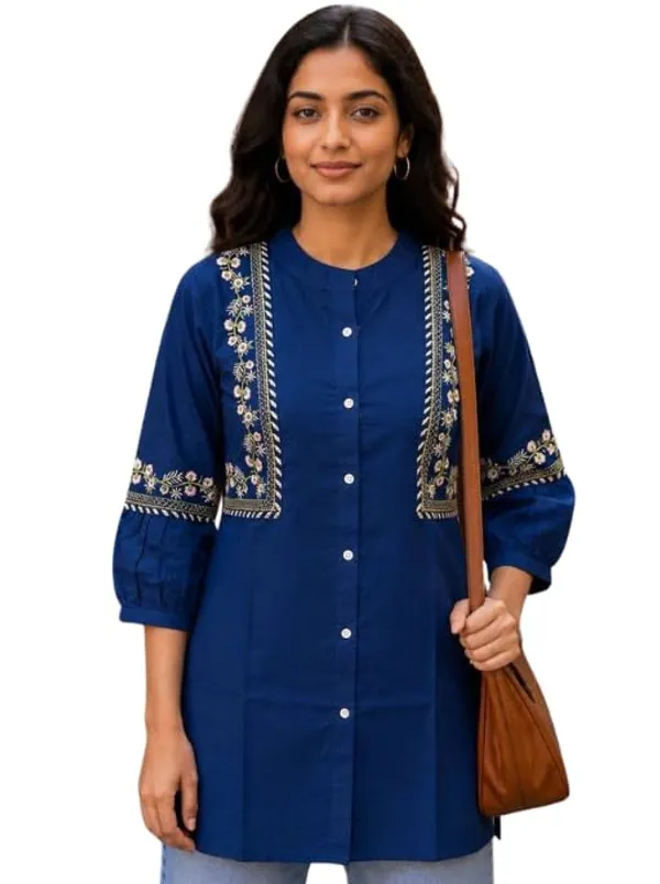 Jd_Enterprise_Women_S_Cotton_Embroidery_Work_Tunic_3_4_Sleeves_Regular_Fit_Casual_Ethnic_Tunic_Top_For_Women