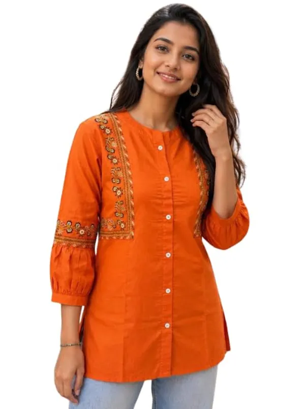 Jd_Enterprise_Women_S_Cotton_Embroidery_Work_Tunic_3_4_Sleeves_Regular_Fit_Casual_Ethnic_Tunic_Top_For_Women