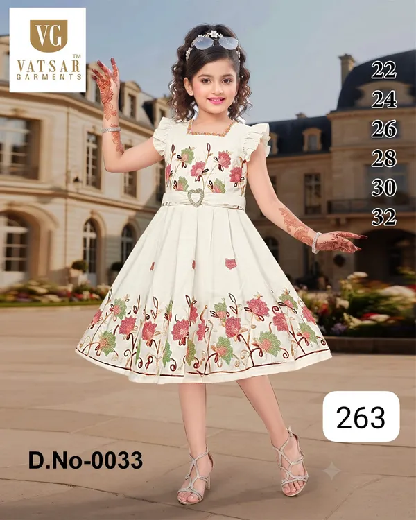 Cream_Floral_Party_Dress_for_Girls