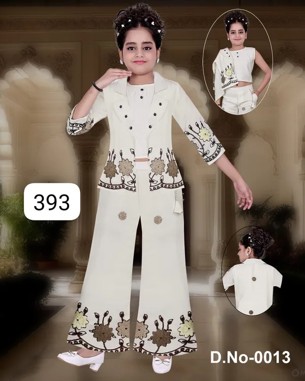 White_Floral_Ethnic_Kurta_Palazzo_Set_for_Girls