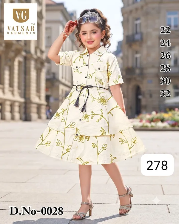 Cream_Printed_Fit_And_Flare_Dress_for_Girls