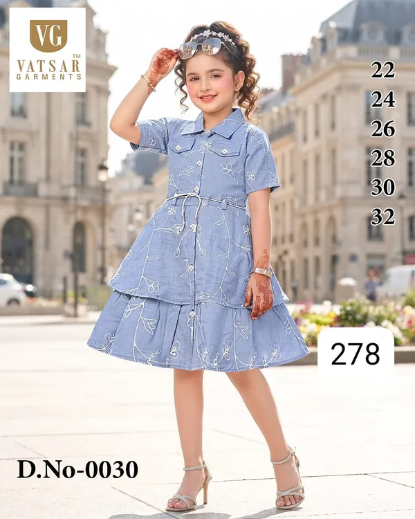 Blue_Printed_Fit_And_Flare_Dress_for_Girls
