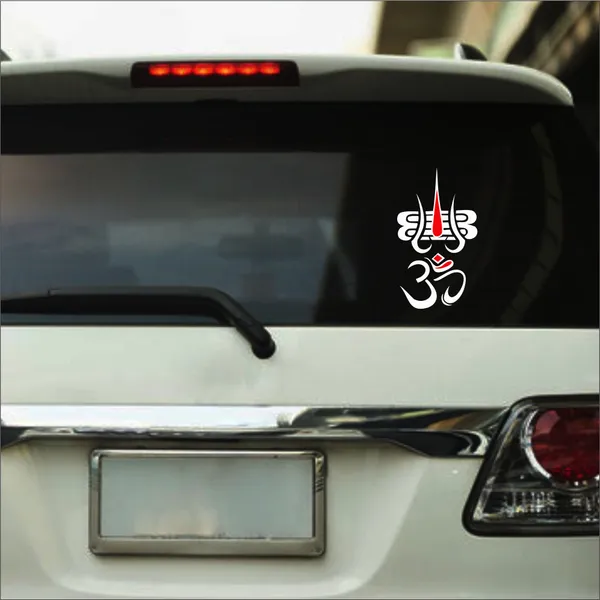 SAMANTA_WALA_Sticker_&_Decal_for_Car_(White,_Red)