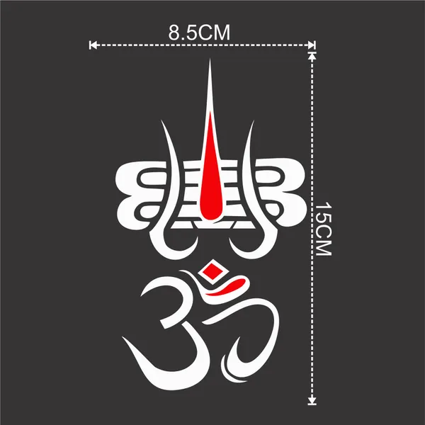 SAMANTA_WALA_Sticker_&_Decal_for_Car_(White,_Red)