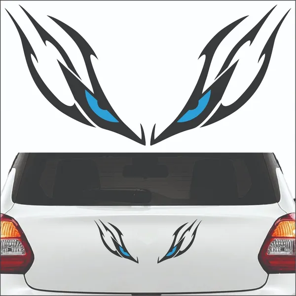 SAMANTA_WALA_Sticker_&_Decal_for_Car_(Black,_Blue)