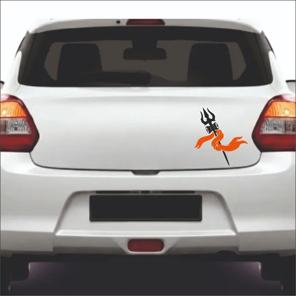 SAMANTA_WALA_Sticker_&_Decal_for_Car_(Black,_Orange)