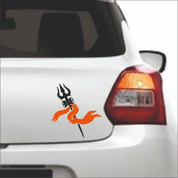 SAMANTA_WALA_Sticker_&_Decal_for_Car_(Black,_Orange)