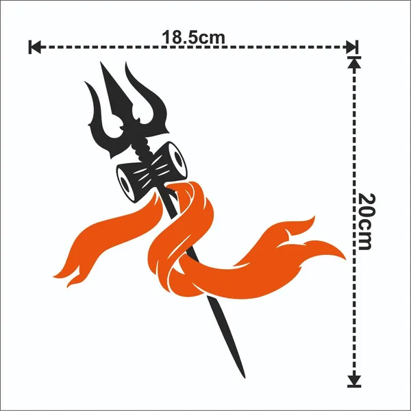 SAMANTA_WALA_Sticker_&_Decal_for_Car_(Black,_Orange)