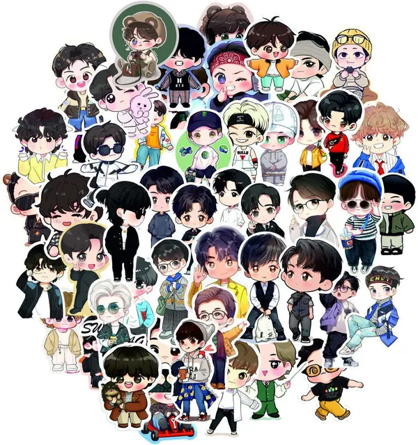 SAMANTA_WALA_BTSCARTOON_vinly_Laptop_Skin_Compatible_for_1.5_inch_(Theme:_Comics_&_Cartoons)