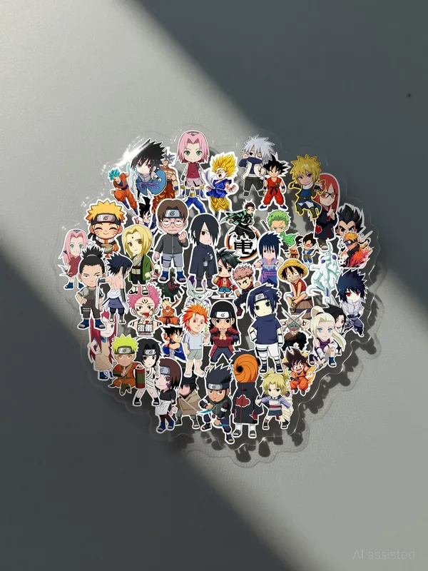 SAMANTA_WALA_1.5_inch_Anime50_Self_Adhesive_Sticker_(Pack_of_50)