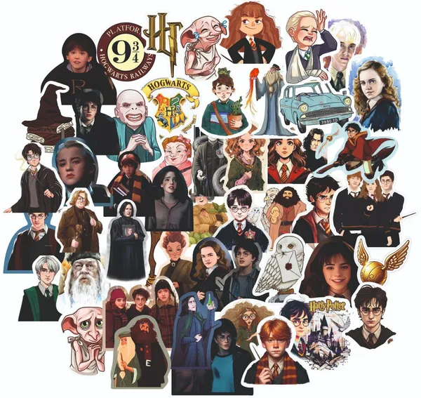 SAMANTA_WALA_1.5_inch_Harry_Sticker_|_for_phone,_laptop,_guiter,_notebook,_etc._pack_of_50_Self_Adhesive_Sticker_(Pack_of_50)