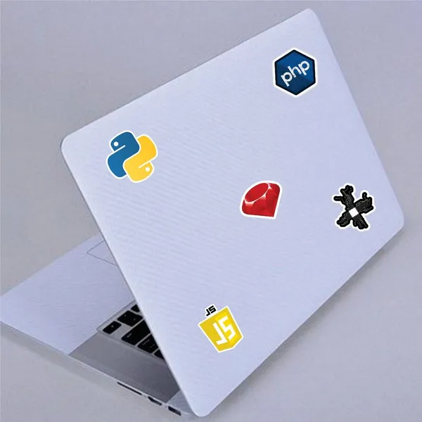 SAMANTA_WALA_1.5_inch_Tech_Sticker_For_Phone,_Laptop,_Bottle,_Notebook,_etc._|_Pack_of_50_Self_Adhesive_Sticker_(Pack_of_50)