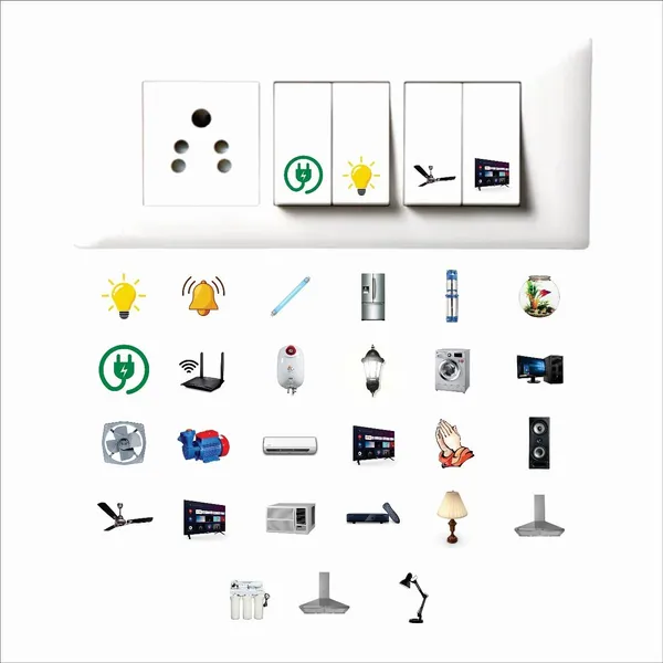 SAMANTA_WALA_0.5_inch_Switch_Sticker_For_Switch_board_|_pack_Of_148_Self_Adhesive_Sticker_(Pack_of_148)
