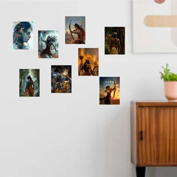 SAMANTA_WALA_4_inch_Attractive_God_Sticker_For_wall_Pack_of_08_Self_Adhesive_Sticker_(Pack_of_8)