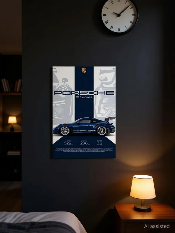 SAMANTA_WALA_6_inch_New_Morden_Car_Poster_For_Wall,_Door,_Etc._Pack_Of_09_Self_Adhesive_Sticker_(Pack_of_9)