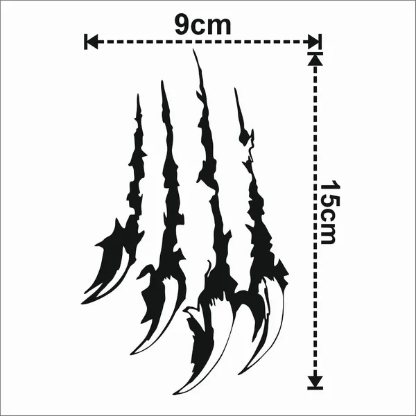 SAMANTA_WALA_15_cm_Scratching_Sticker_for_Car_in_Black_Color_Self_Adhesive_Sticker_(Pack_of_1)