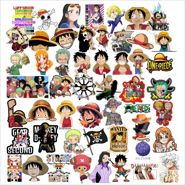 SAMANTA_WALA_1.5_inch_ONE_PIECE_STICKER_FOR_LAPTOP,_PHONE,_BAG,_ETC._PACK_OF_50_Self_Adhesive_Sticker_(Pack_of_50)