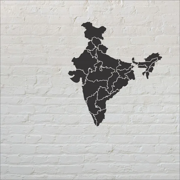 SAMANTA_WALA_20_cm_Indian_Map_sticker_for_car,_wall,_door,_etc._Self_Adhesive_Sticker_(Pack_of_1)