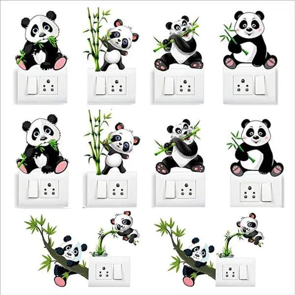 SAMANTA_WALA_3_inch_PANDA_STICKER_FOR_SWITCHBOARD_PACK_OF_12_Self_Adhesive_Sticker_(Pack_of_12)