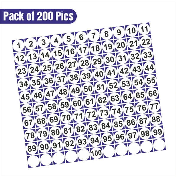 SAMANTA_WALA_2.5_cm_Counting_Sticker_for_multi_product_and_items_pack_of_200pics_Self_Adhesive_Sticker_(Pack_of_1)